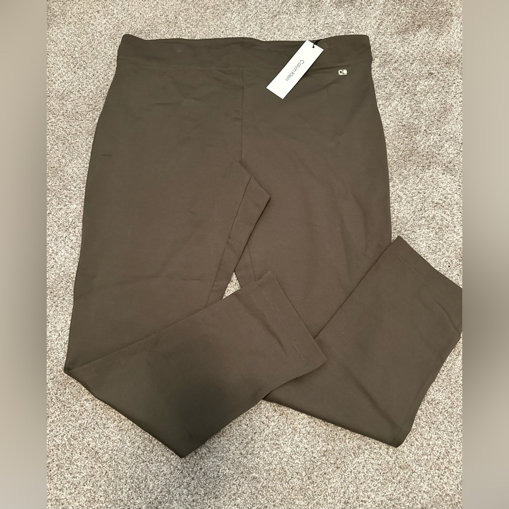 Calvin Klein Women's Olive Green Leggings